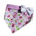 Load image into Gallery viewer, Rose Bandana Dog Collar With Bow - Southlake Paws