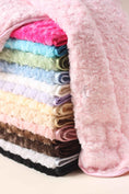 Load image into Gallery viewer, Hello Doggie Rosebud Dog Ultra - plush Satin Handmade blanket