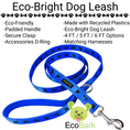 Load image into Gallery viewer, EcoBark Royal Blue Dog Leash- Padded Comfort Grip Leash - 4ft, 5ft, and 6ft Leash for Small and Medium Dogs