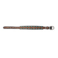 Load image into Gallery viewer, Turquoise Trail Cowboy Dog Collar in Black