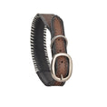Load image into Gallery viewer, Oxy Daisy Hand-Tooled Leather Dog Collar