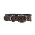 Load image into Gallery viewer, Scenic Hand-Tooled Leather Dog Collar