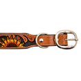 Load image into Gallery viewer, Zoomper Hand-Tooled Leather Dog Collar