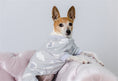 Load image into Gallery viewer, Parisian Pet 'Grey Sheep' Pajama for Dogs & Cats, Designer Pet Sleepwear, Cozy Dog Pajama Set, Grey