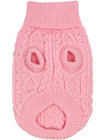 Load image into Gallery viewer, Parisian Pet 'Cable Knit Sweater' - Warm & Stylish Pet Sweater in Blush Pink for Dogs & Cats-Valentine's Day-Valentine's Day