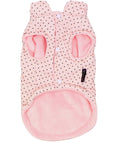 Load image into Gallery viewer, Parisian Pet 'Polka Dot Jacket' for Dogs & Cats, Designer Pet Outerwear, Holiday Pet Jacket, Pink with Black Dots-Valentine's Day