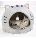 Load image into Gallery viewer, Cute Cat Shaped Cat Bed