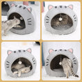 Load image into Gallery viewer, Cute Cat Shaped Cat Bed