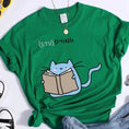 Load image into Gallery viewer, "(STU)DYING" Cat Graphic T-Shirt