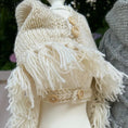Load image into Gallery viewer, Handmade Hooded Cable Knit Sweater Dog Poncho