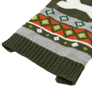 Green Bone Dog Sweater