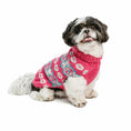 Load image into Gallery viewer, Alpaca Rose Fairisle Dog Sweater