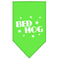 Load image into Gallery viewer, Pet and Dog Bandana Screen Printed, "Bed Hog"