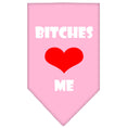 Load image into Gallery viewer, Pet and Dog Bandana Screen Printed, "Bitches Love Me"