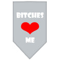 Load image into Gallery viewer, Pet and Dog Bandana Screen Printed, "Bitches Love Me"