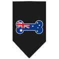 Load image into Gallery viewer, Pet and Dog Bandana Screen Printed, "Bone Shaped Australian Flag"
