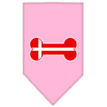 Load image into Gallery viewer, Pet and Dog Bandana Screen Printed, "Bone Shaped Denmark Flag"