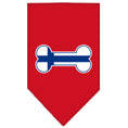 Load image into Gallery viewer, Pet and Dog Bandana Screen Printed, "Bone Flag Finland"