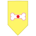 Load image into Gallery viewer, Pet and Dog Bandana Screen Printed, "Bone Shaped Flag Japan"