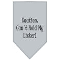 Load image into Gallery viewer, Pet and Dog Bandana Screen Printed, "Caution: Can't Hold My Licker"