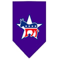 Load image into Gallery viewer, Pet and Dog Bandana Screen Printed, "Democrat"