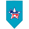 Load image into Gallery viewer, Pet and Dog Bandana Screen Printed, "Democrat"