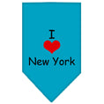 Load image into Gallery viewer, Pet and Dog Bandana Screen Printed, "I Heart NY"