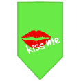 Load image into Gallery viewer, Pet and Dog Bandana Screen Printed, "Kiss Me"
