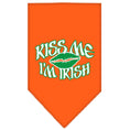 Load image into Gallery viewer, Pet and Dog Bandana Screen Printed, "Kiss Me I'm Irish"