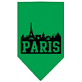 Load image into Gallery viewer, Pet and Dog Bandana Screen Printed, "Paris Skyline"
