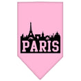 Load image into Gallery viewer, Pet and Dog Bandana Screen Printed, "Paris Skyline"
