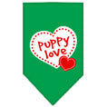 Load image into Gallery viewer, Pet and Dog Bandana Screen Printed, "Puppy Love"