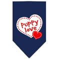 Load image into Gallery viewer, Pet and Dog Bandana Screen Printed, "Puppy Love"