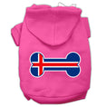 Load image into Gallery viewer, Pet Hoodie "Bone Shaped Iceland Flag"