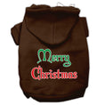 Load image into Gallery viewer, Christmas Pet Hoodie Screen Printed, "Merry Christmas"
