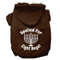Load image into Gallery viewer, Hanukkah Pet Hoodie Screen Printed, "Spoiled For Eight Days"