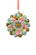 Load image into Gallery viewer, Spring Daisy Holiday Glass Ornament - Southlake Paws