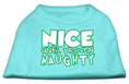 Load image into Gallery viewer, Christmas Pet Dog & Cat Shirt Screen Printed, "Nice Until Proven Naughty"