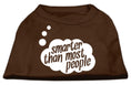 Load image into Gallery viewer, Pet Dog & Cat Shirt Screen Printed, "Smarter Than Most People"