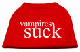 Load image into Gallery viewer, Halloween Pet Dog & Cat Shirt Screen Printed, "Vampires Suck"