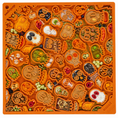Load image into Gallery viewer, Zombie eMat - Enrichment Lick Mat for Dogs and Cats | Halloween Skull Design | SodaPup