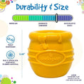 Load image into Gallery viewer, Honey Pot Dog eCup Treat Dispenser | Durable PUP-X Rubber Enrichment Toy | USA Made