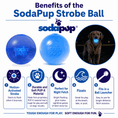 Load image into Gallery viewer, Strobe Ball Light-Up Dog Toy - Durable Floating Chew Ball | Made in USA