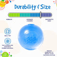 Load image into Gallery viewer, Strobe Ball Light-Up Dog Toy - Durable Floating Chew Ball | Made in USA