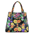 Load image into Gallery viewer, Large Floral Python Bag with Gold Snake Accessories