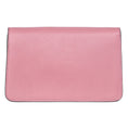 Load image into Gallery viewer, Soft Pink Leather Clutch With Custom Swarovski Stone