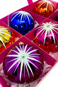Load image into Gallery viewer, Starlet Glass Christmas Ornaments – Set of 6 - Southlake Paws