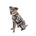 Load image into Gallery viewer, Steel Tartan Plaid Blanket Dog Coat
