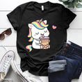 Load image into Gallery viewer, Boba Tea Unicorn T-Shirt