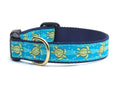 Load image into Gallery viewer, Up Country Sea Turtle Cast Brass Dog Collar